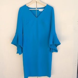 Calvin Klein Turquoise Dress, Size 6